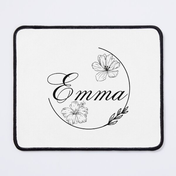 Item preview, emma floral name design designed and sold by Cora Gregory.