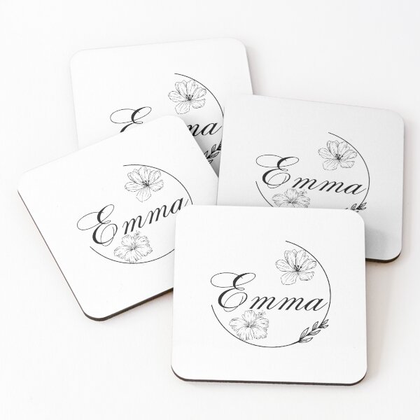 Item preview, emma floral name design designed and sold by Cora Gregory.
