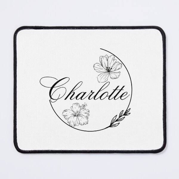 Item preview, Charlotte floral name design designed and sold by Cora Gregory.