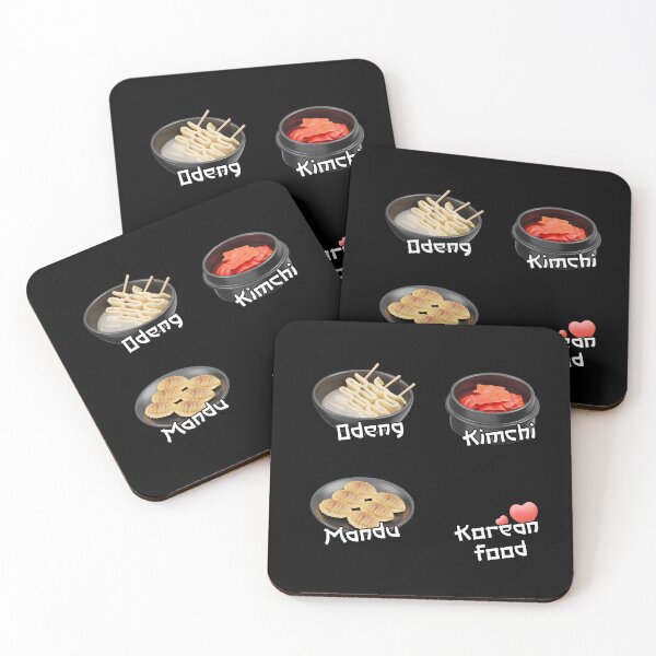 Item preview, Korean Food Set Sticker  - Odeng Kimchi Mandu Korean food lover designed and sold by olympe-store.
