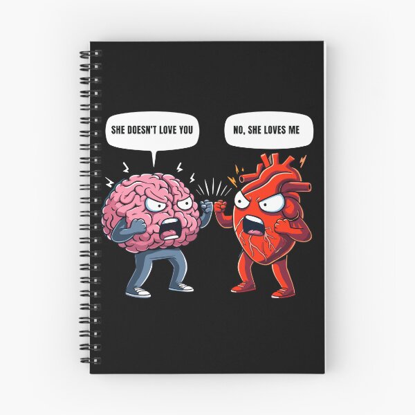 Item preview, Heart vs Brain: The Eternal Debate designed and sold by Designowner.
