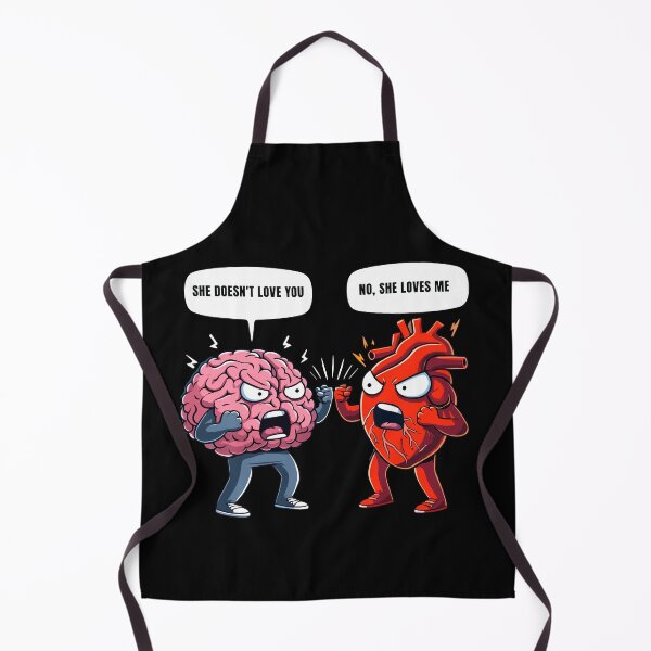 Item preview, Heart vs Brain: The Eternal Debate designed and sold by Designowner.