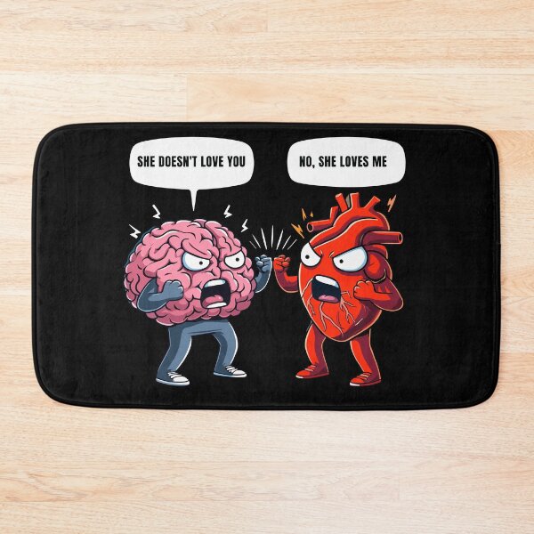 Item preview, Heart vs Brain: The Eternal Debate designed and sold by Designowner.