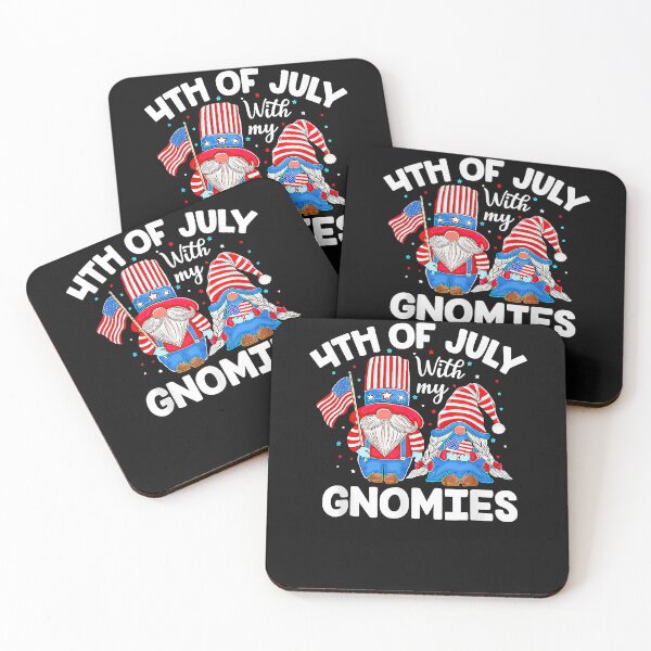 Item preview, 4th of July Gnomes USA Flag Heart Patriotic Independence Day  designed and sold by Dentapaint.