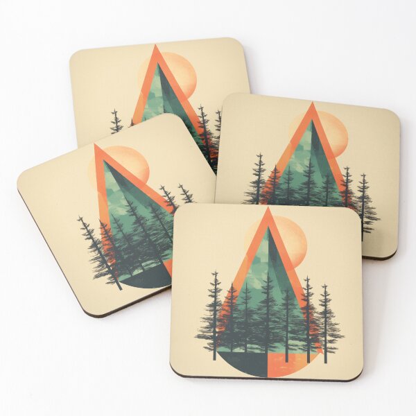 Item preview, retro mountain peak xerox style geometric print designed and sold by Tara Neal.