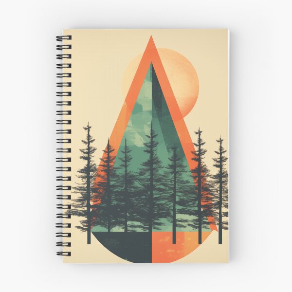 Item preview, retro mountain peak xerox style geometric print designed and sold by Tara Neal.