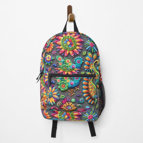 Item preview, Vibrant Garden Psychedelic Peacocks Explosion  designed and sold by CoolCrazyQuirky.