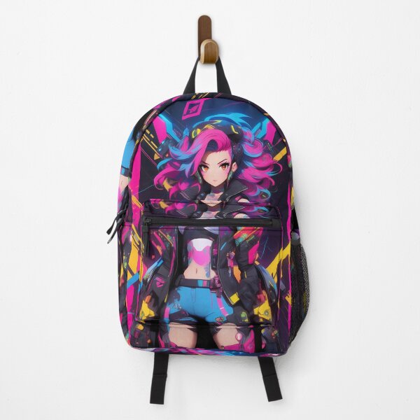 Item preview, "Cyber Splatter: Neon Anime Dreams" designed and sold by ZipperDragon88.