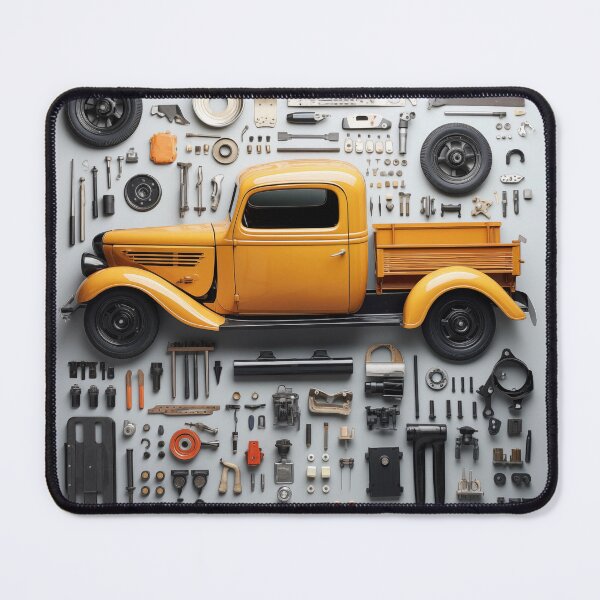 Item preview, 1930s Pickup Truck Classic Car Knolling Craft designed and sold by StefNomadLife.