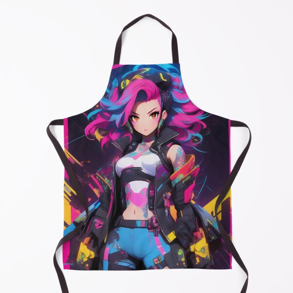 Item preview, "Cyber Splatter: Neon Anime Dreams" designed and sold by ZipperDragon88.