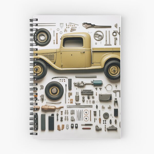 Item preview, 1930s Pickup Truck Classic Car Knolling Craft designed and sold by StefNomadLife.