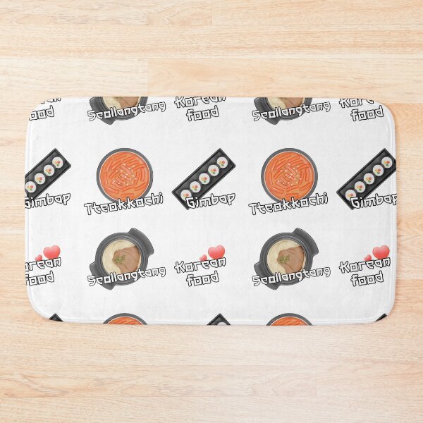 Item preview, Korean Food Set Sticker  - Tteokkochi Gimbal Seollangtang Korean food lover designed and sold by olympe-store.