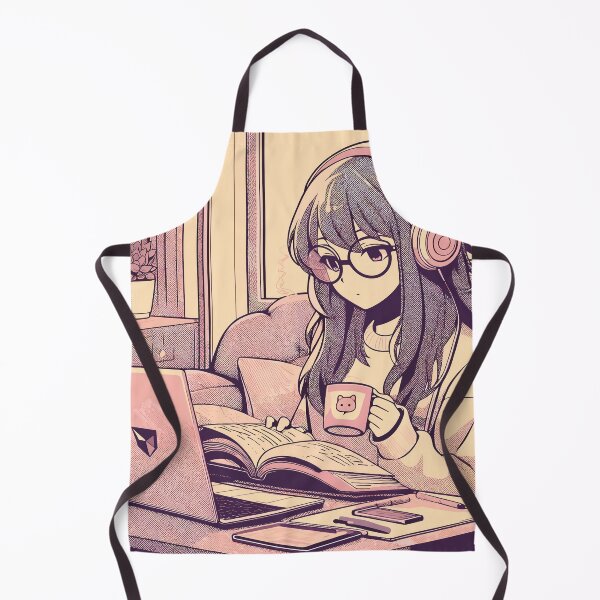 Item preview, Anime Girl Desk Mat Mouse Pad Bath Mat designed and sold by KitonicTees.