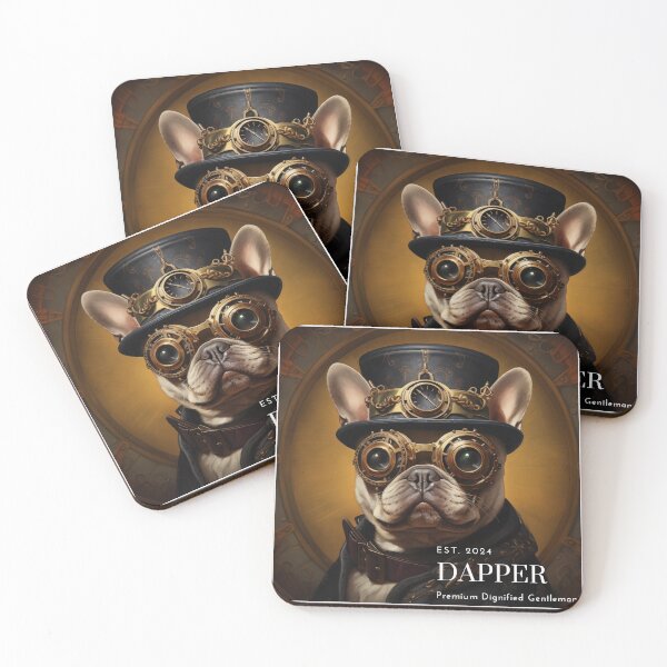 Item preview, Dapper Steampunk Dignified 2024 Frenchie Gentleman designed and sold by KazzasKorner.