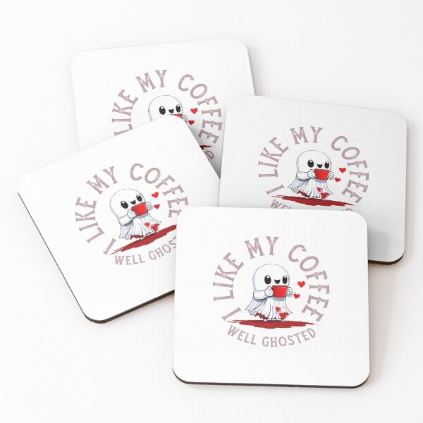 Item preview, I Like My Coffee Well Ghosted Valentines Day  designed and sold by TrueWorth.