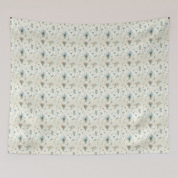 Item preview, Blue Flower Arrangements on Vintage Look designed and sold by DallyingDesigns.