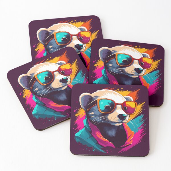 Item preview, Pop Art Ferret 3 designed and sold by Cre8tivEndeav4s.