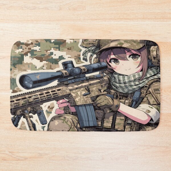 Item preview, Anime Girl With A Gun designed and sold by KitonicTees.