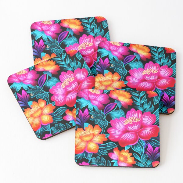 Item preview, Neon Floral Design designed and sold by GPrint001.