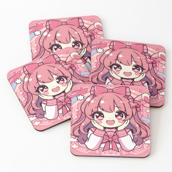 Item preview, Anime Girl Desk Mat  designed and sold by KitonicTees.