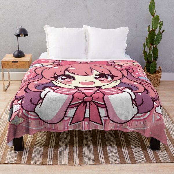 Item preview, Anime Girl Desk Mat designed and sold by KitonicTees.