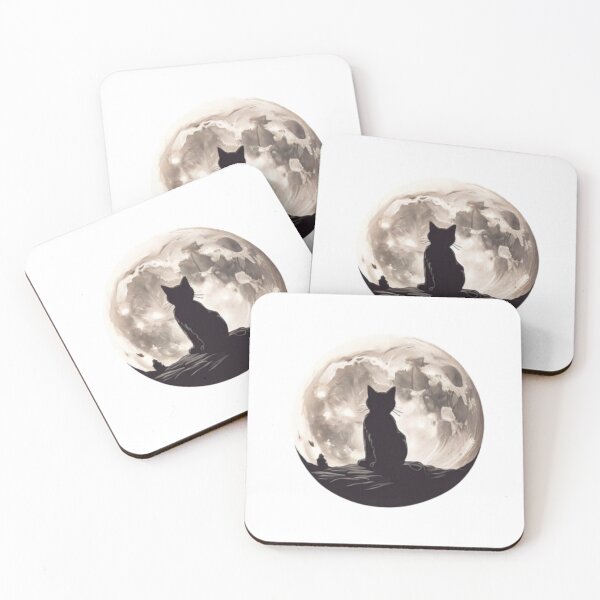Item preview, Cat on the moon designed and sold by SwiftMartket.