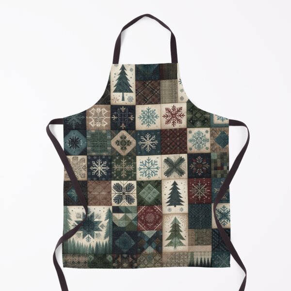 Item preview, Winter Inspired Patchwork Quilt designed and sold by PinUpPizzazz.