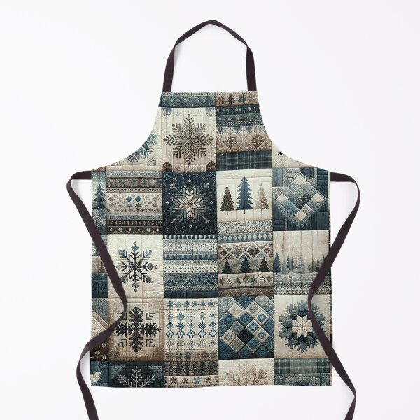 Artikelvorschau, Winterinspiriertes Patchwork-Quiltmuster entworfen und verkauft von PinUpPizzazz.