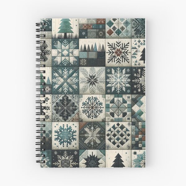 Item preview, Winter Inspired Patchwork Quilt Pattern designed and sold by PinUpPizzazz.