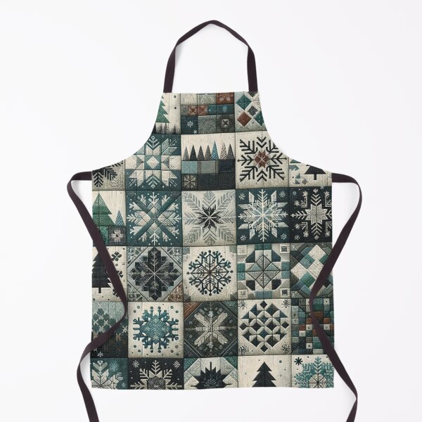 Item preview, Winter Inspired Patchwork Quilt Pattern designed and sold by PinUpPizzazz.