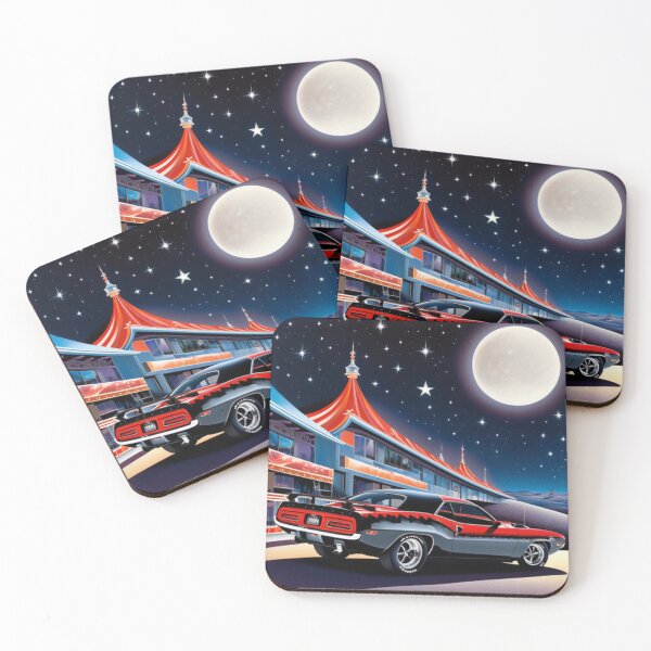 Item preview, Classic Retro Muscle Car Trippy Art designed and sold by TheDarkWardrobe.