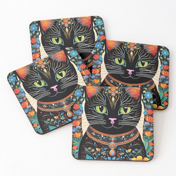 Item preview, Cats psychedelic  designed and sold by psicodeliabardo.