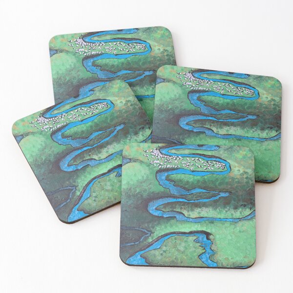 Item preview, Turkish Sheep and River Plateu designed and sold by HayatTreeArt.