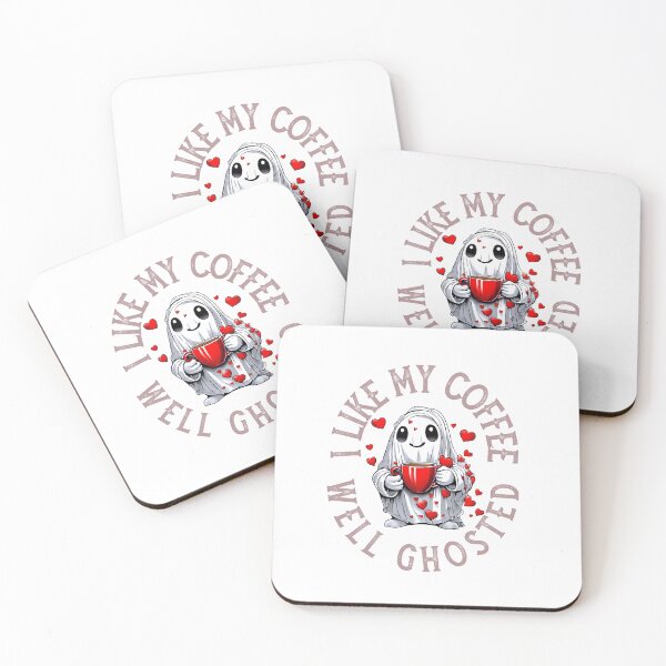 Item preview, I Like My Coffee Well Ghosted Valentines Day designed and sold by TrueWorth.