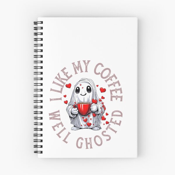 Item preview, I Like My Coffee Well Ghosted Valentines Day designed and sold by TrueWorth.