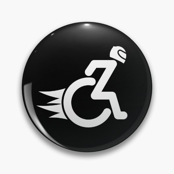 Item preview, Funny Handicap Sign White Color designed and sold by Sachithra Munasinghe.