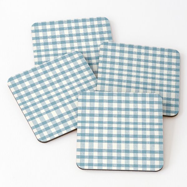 Item preview, Blue Gingham Print Pattern designed and sold by PinUpPizzazz.