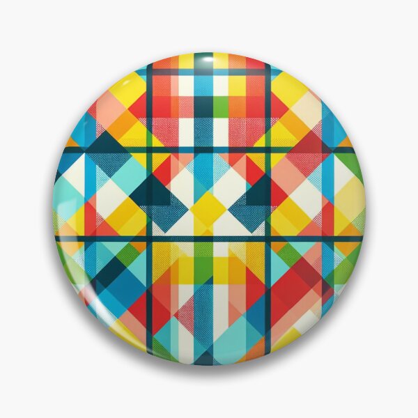 Item preview, Multi-Colored Checkered Print Pattern designed and sold by PinUpPizzazz.