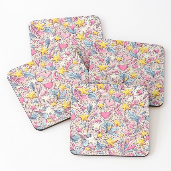 Item preview, Stars & Candy Hearts designed and sold by 0Mystica0.