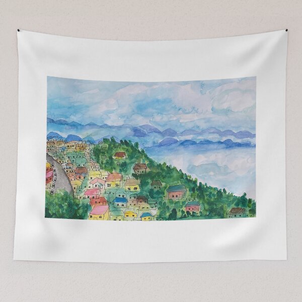 Item preview, Peaceful Mountain Landscape designed and sold by Shalini Bisht.