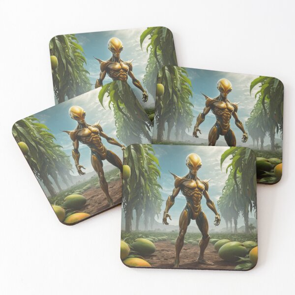 Item preview,  mysterious alien standing in the middle of a mango crop designed and sold by Great-store4U.