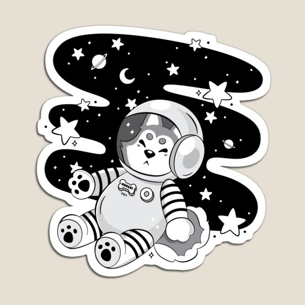 Cmdr. Hooski (Grayscale) Magnet