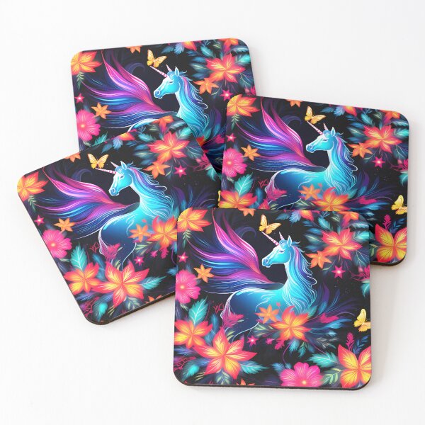 Item preview, Neon Winged Unicorn designed and sold by GPrint001.