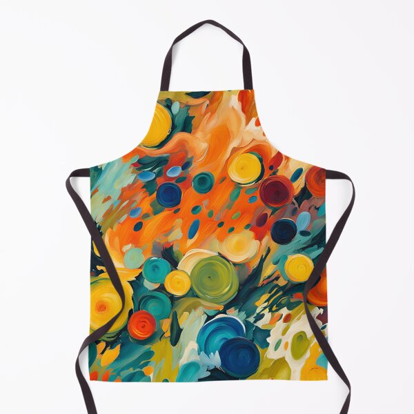 Item preview, Abstract painted art, Chromatic blossom canvas, Energetic floral abstraction, Multi-colored petal panorama, Abstract wildflower spectrum Eclectic flower meadow art, designed and sold by karinasalwaszka.