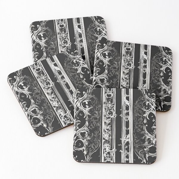 Item preview, Black and white gothic patterns designed and sold by Erik Visnievskij.