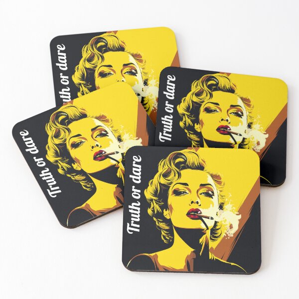 Item preview, Fearless woman, challenging, confident woman, pop art style designed and sold by RoryRocket.