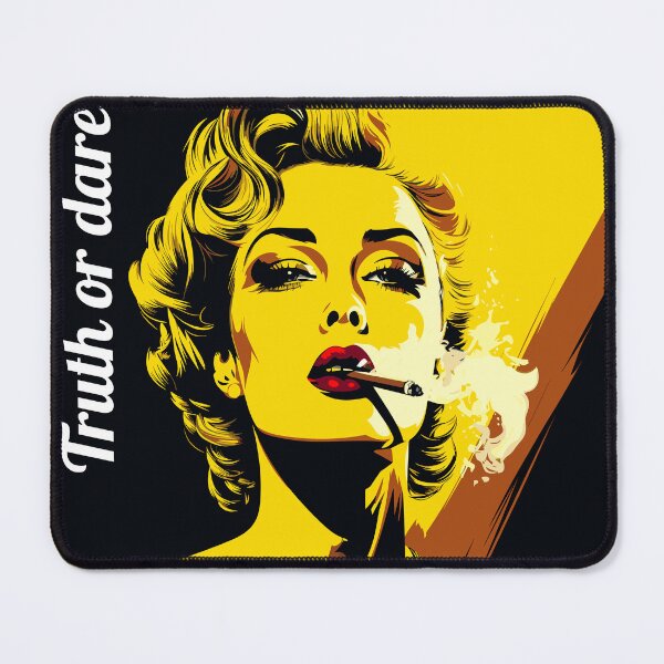 Item preview, Fearless woman, challenging, confident woman, pop art style designed and sold by RoryRocket.
