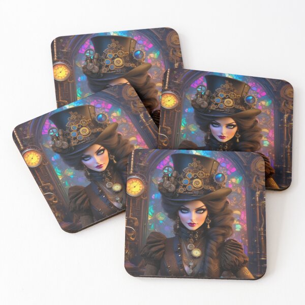 Item preview, Classic Steampunk Top Hat Lady  designed and sold by TheDarkWardrobe.