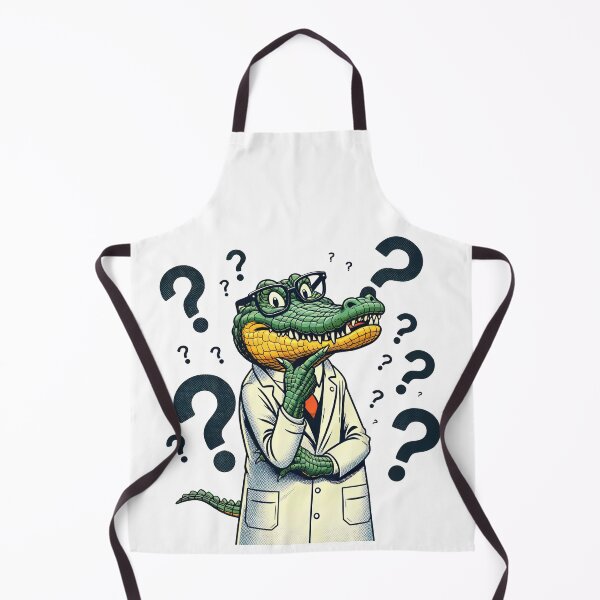 Item preview, Scientific Scales: A Crocodile Delves into the World of Science designed and sold by artwaves.