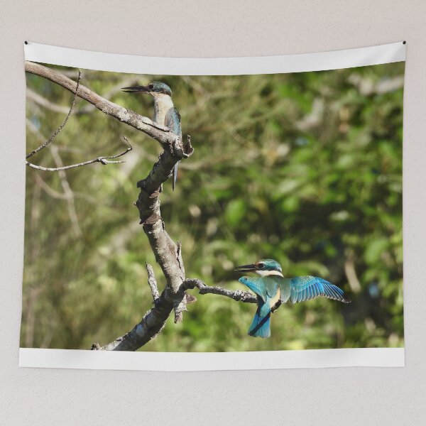Item preview, Sacred Kingfishers looking for breakfast designed and sold by Mark Grimsley.